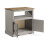 Mercers Furniture Corona TV Unit Grey Wax Straight Solid Pine 3