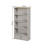 Mercers Furniture Corona Grey Wax 1 Drawer DVD Rack Small Bookcase Solid Wood Mexican Pine 5