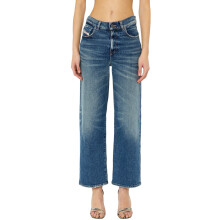 (W24 L30) DIESEL 2000 007L1 Womens Denim Jeans Bootcut Pants