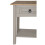 Mercers Furniture Corona Console Table Grey Wax 1 Drawer Solid Wood Pine Hallway Stand 6