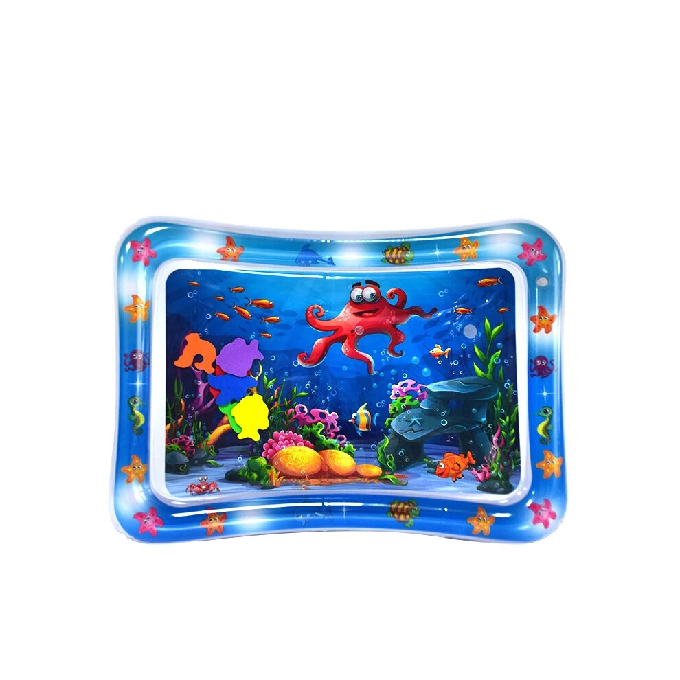 (C) Inflatable Tummy Time Mat Premium Baby Play Mat Inflatable Water Cushion Interactive Baby Toys Mdsrjone