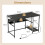 Casart 120CM Computer Desk with Power Outlet Office Workstation W/ CPU Stand 4