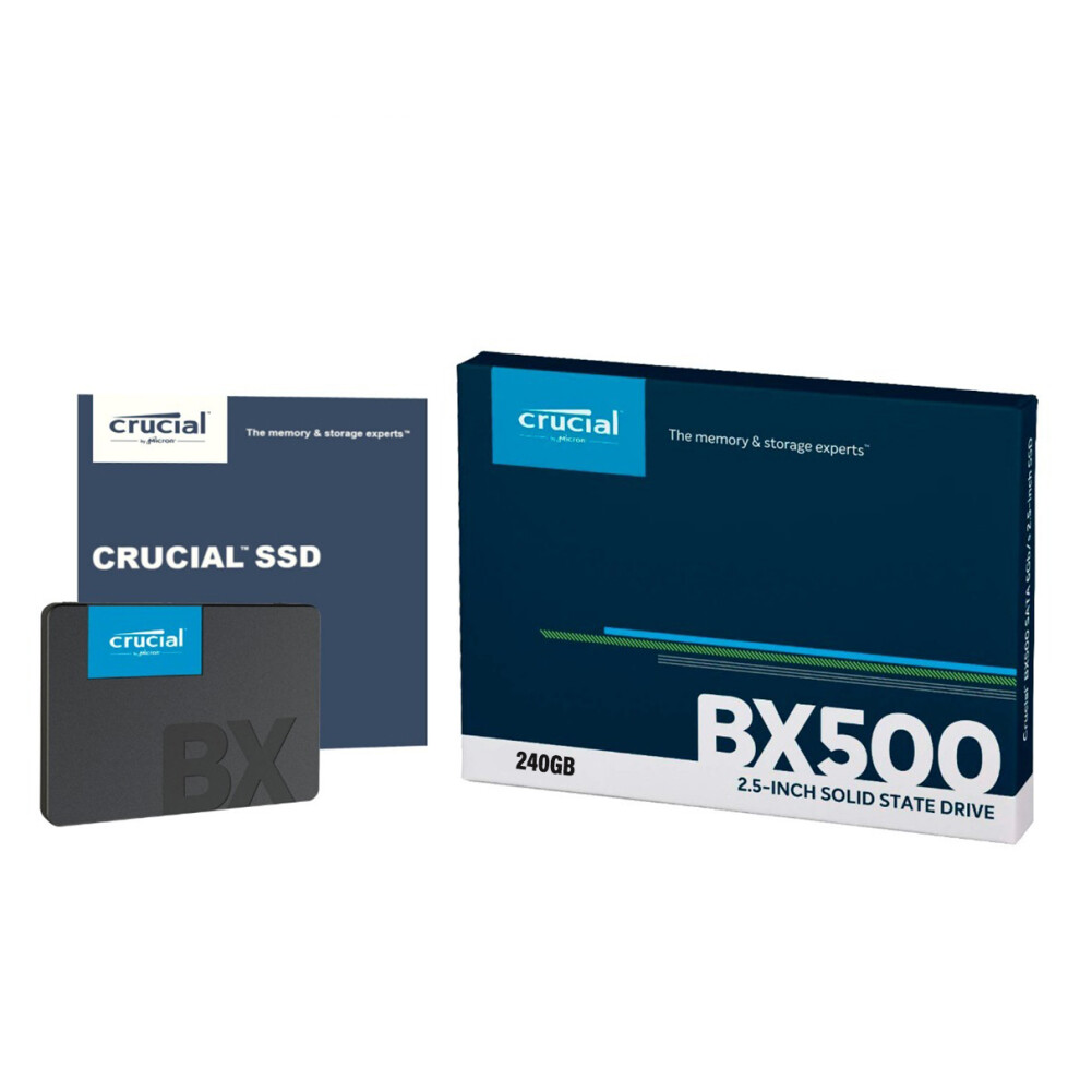 Crucial Solid State Drive BX500, 240GB, SATA 3.0, 2.5