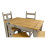 Mercers Furniture Corona Grey Wax Budget Dining Set Solid Pine Furniture 3