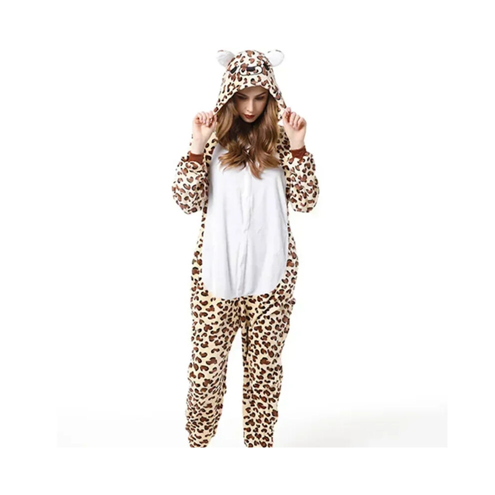 (BZ, M) Giraffe Onesie Adult Animal Pajamas Suit Women Men Kids Sleepwear Onepiece Winter