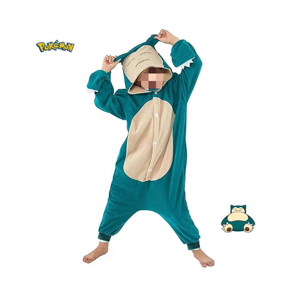 (Snorlax( no zipper), 110) Pokemon Gengar Snorlax Kids Squirtle Pikachu Cosplay Costume