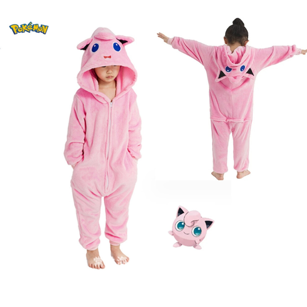 (Jigglypuff Zipper, 100) Pokemon Gengar Snorlax Kids Squirtle Pikachu Cosplay Costume