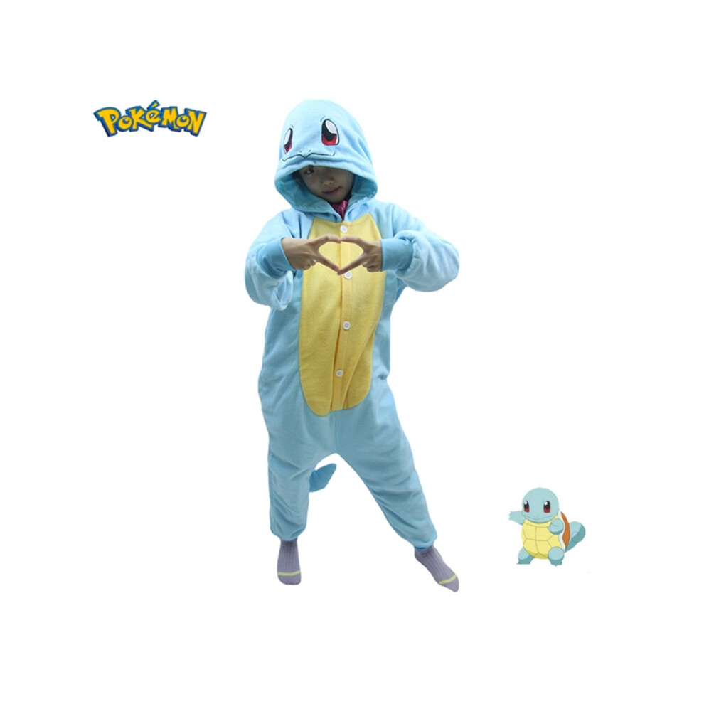 (Squirtle (no zipper), 100) Pokemon Gengar Snorlax Kids Squirtle Pikachu Cosplay Costume