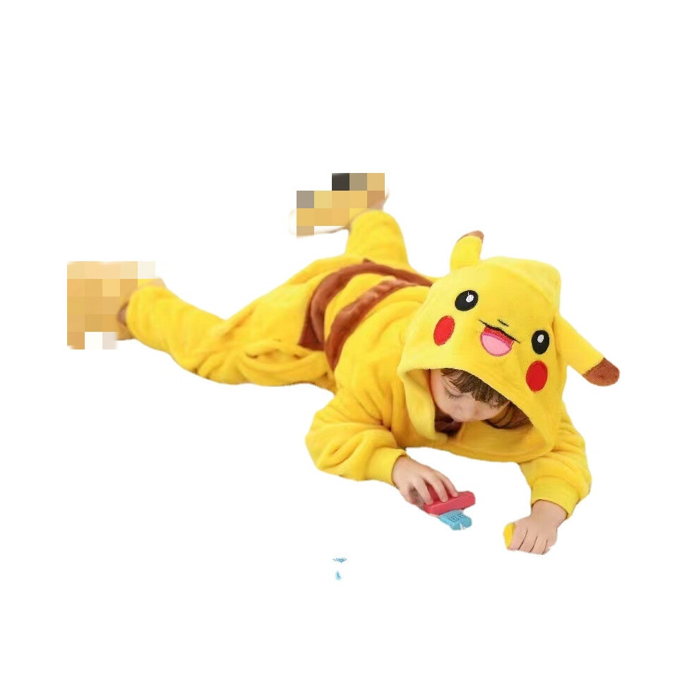 (Pikachu Zipper, 110) Pokemon Gengar Snorlax Kids Squirtle Pikachu Cosplay Costume