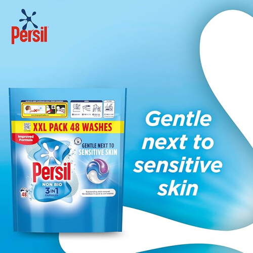 Persil Persil Non Bio 3 in 1 Washing Capsules 48 washes 2