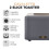 Tower Tower Cavaletto Grey Kettle Toaster Microwave Breadbin Canisters Set 5
