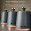 Tower Tower Cavaletto Grey Kettle Toaster Microwave Breadbin Canisters Set 14