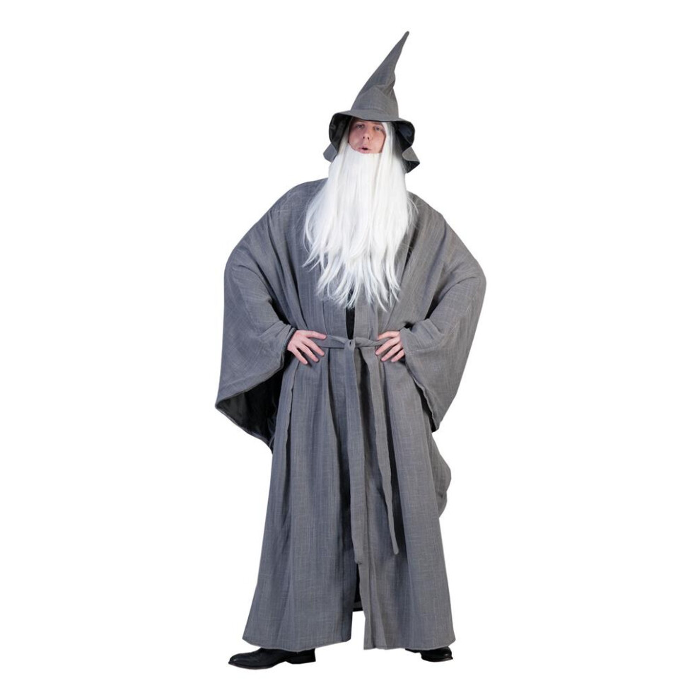 Funny Fashion Wizard / Gandalf / Magician Gown Grey