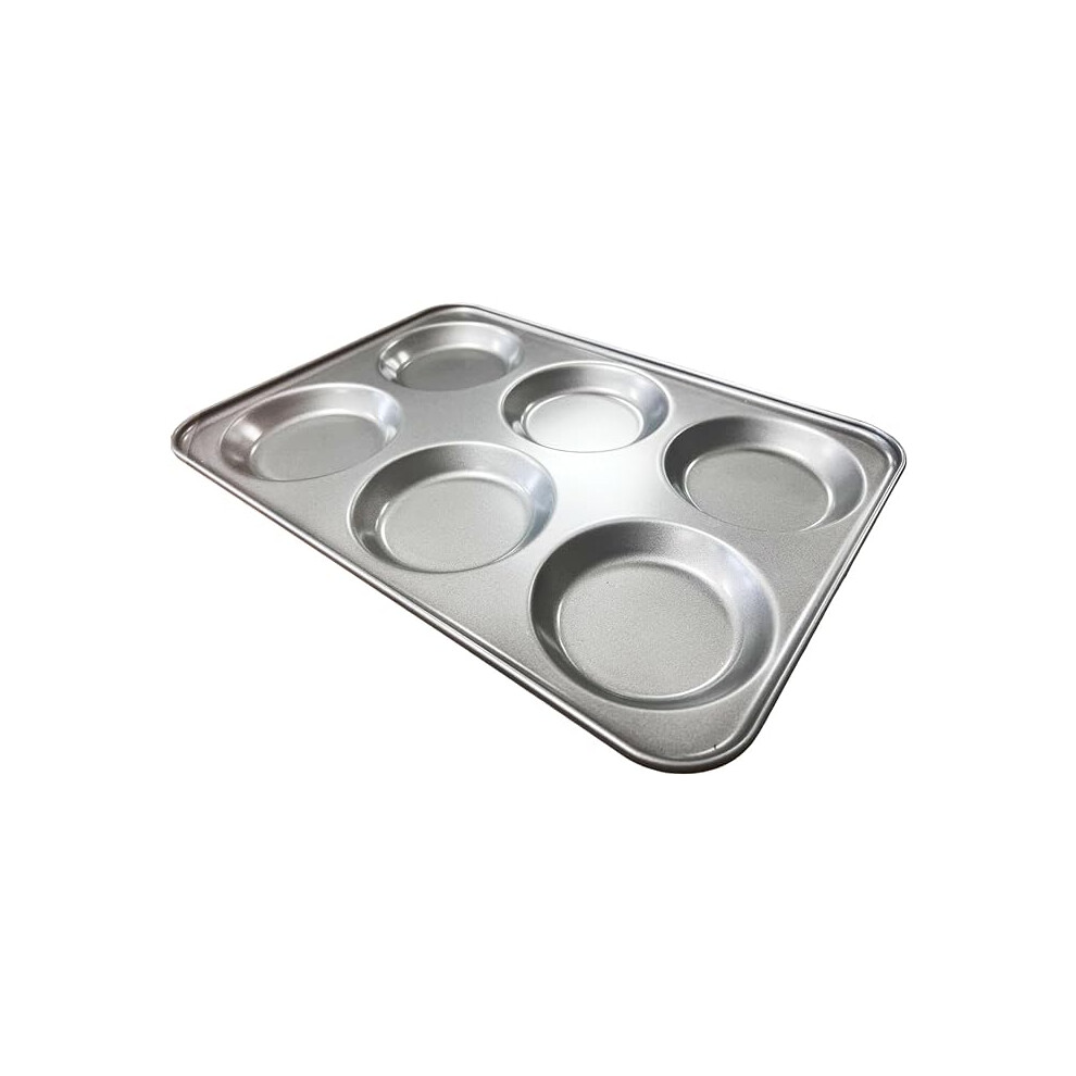 6 Cup Large Yorkshire Pudding Oven Tray Non Stick