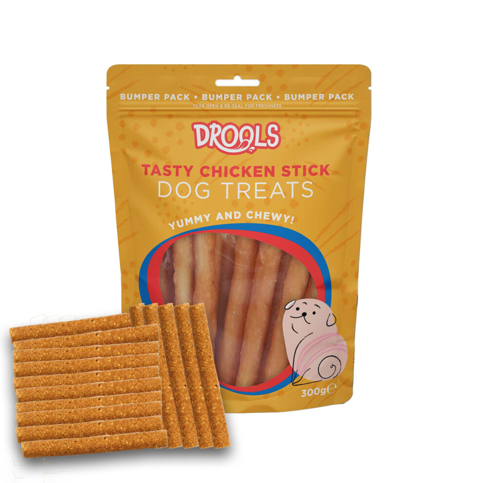 Drools Jumbo Pack 300g Tasty Chicken Stick Dog Treat