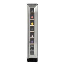 Willow W15WCSS Wine Cooler in Stainless Steel, 7 Bottles