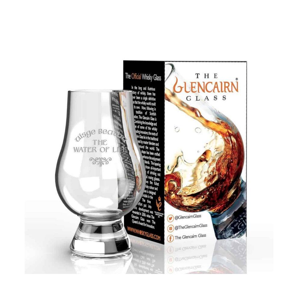 (Set of Four) Official Glencairn Whisky Whiskey Tasting Glass  - The Water of Life