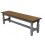 Mercers Furniture Corona Grey Wax 5'0" Bench 3