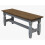 Mercers Furniture Corona Grey Wax 4'0" Bench 3