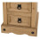 Mercers Furniture Corona Narrow 5 Drawer Bedside Cabinet Solid Wood Mexican Pine 4