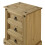 Mercers Furniture Corona Medium 3 Drawer Bedside Solid Pine Bedroom Furniture 3