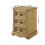 Mercers Furniture Corona Medium 3 Drawer Bedside Solid Pine Bedroom Furniture 4