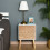 Homcom HOMCOM Bedside Table 2 Drawers Side Cabinet Wooden Storage Chest 7