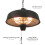 Outsunny Outsunny Adjustable Infrared Halogen Ceiling Mounted Light Heater 1000/2500W 20