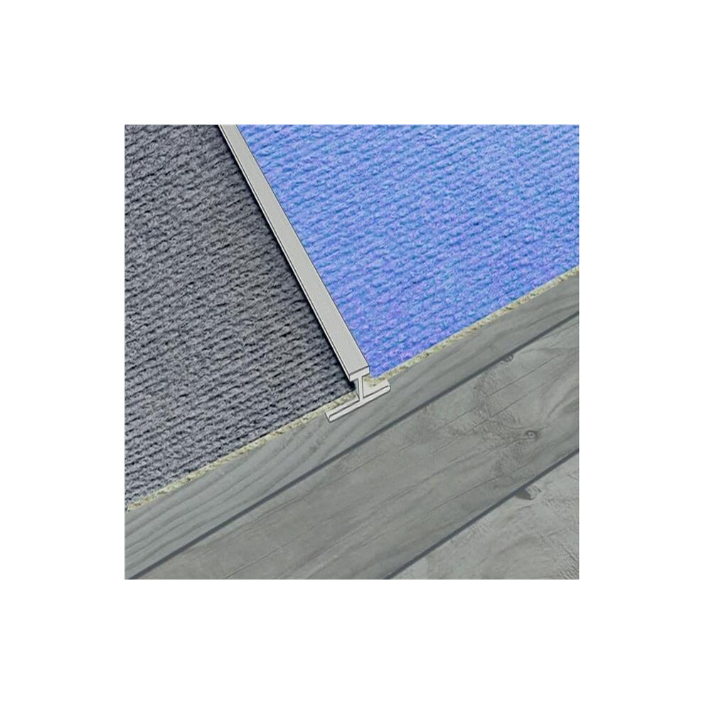 Aluminium Carpet To Carpet And Flooring Adjustable Strip (900 X 45Mm) 5017193337009