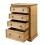 Mercers Furniture Corona Compact 4 Drawer Chest Solid Wood Pine Wooden Bedroom 4