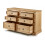 Mercers Furniture Corona Low 3+3 Wide Chest Solid Pine Bedroom Furniture 3