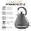 Tower Tower Cavaletto Grey Pyramid Kettle Toaster Microwave & Canisters Set 2