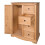 Mercers Furniture Corona Tallboy Wardrobe With Drawers Solid Pine Bedroom Furniture 2