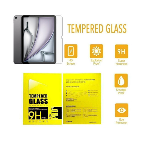 For Apple iPad Air 6th Gen Tempered Glass Tablet Screen Protector 1