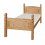 Mercers Furniture Corona 3'0" Single High Foot End Bed Frame Solid Pine 3
