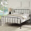 SlumberWorx (King) Hitchin Black Metal Industrial Bed Frame 1