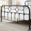 SlumberWorx (King, Black) Ware Victorian Industrial Design Metal Bed Frame 6