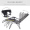 Outsunny Outsunny Zero Gravity Chair, Reclining Lounger w/ Pillow Grey 5