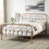 SlumberWorx (Double, Brass) Ware Victorian Industrial Design Metal Bed Frame 3