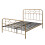 SlumberWorx (Double, Brass) Ware Victorian Industrial Design Metal Bed Frame 7