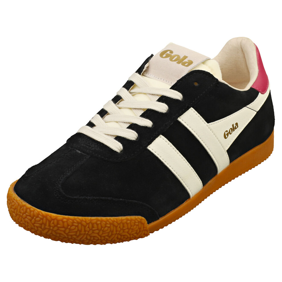 (3) Gola Elan Womens Casual Trainers in Black Off White