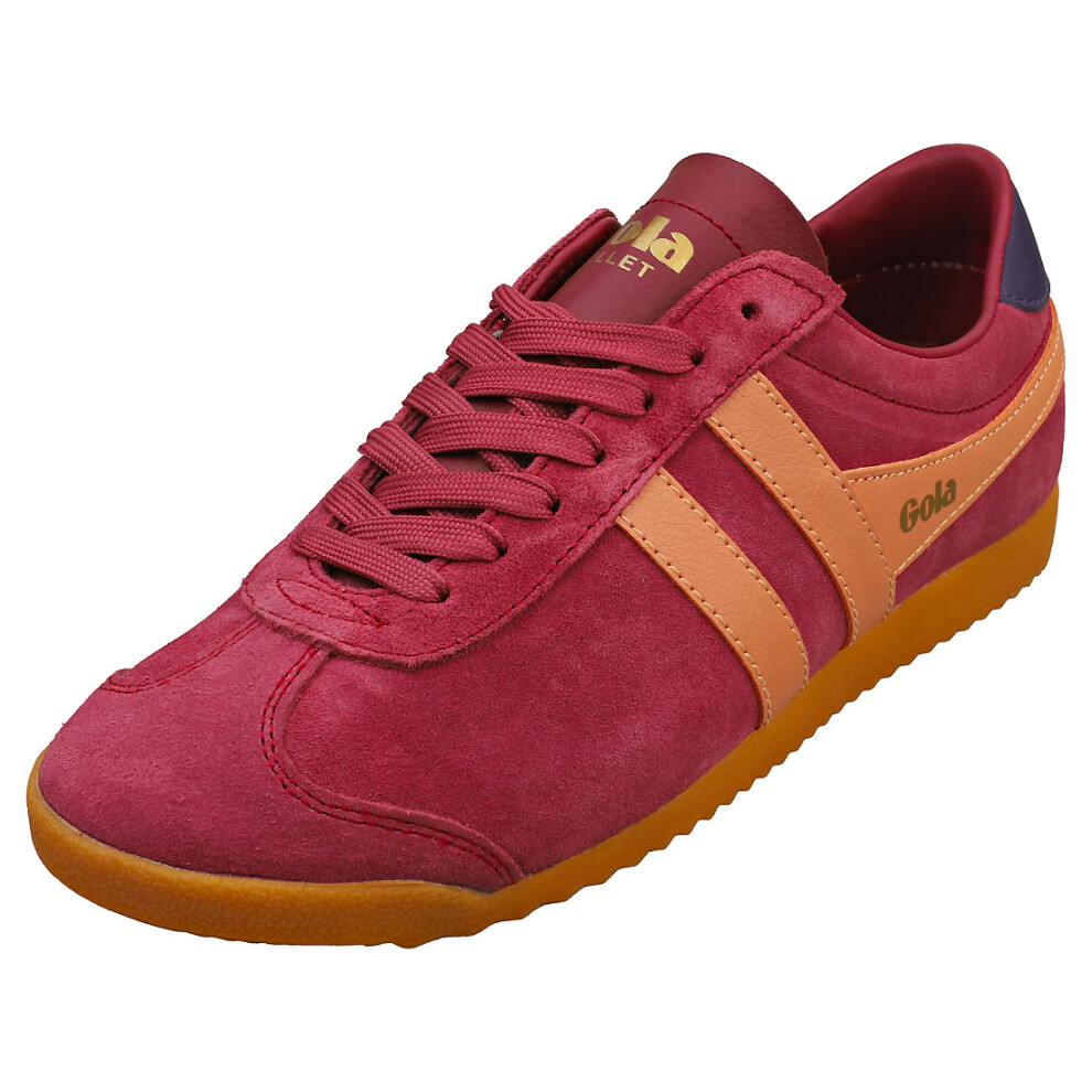 (3) Gola Bullet Womens Fashion Trainers in Cerise