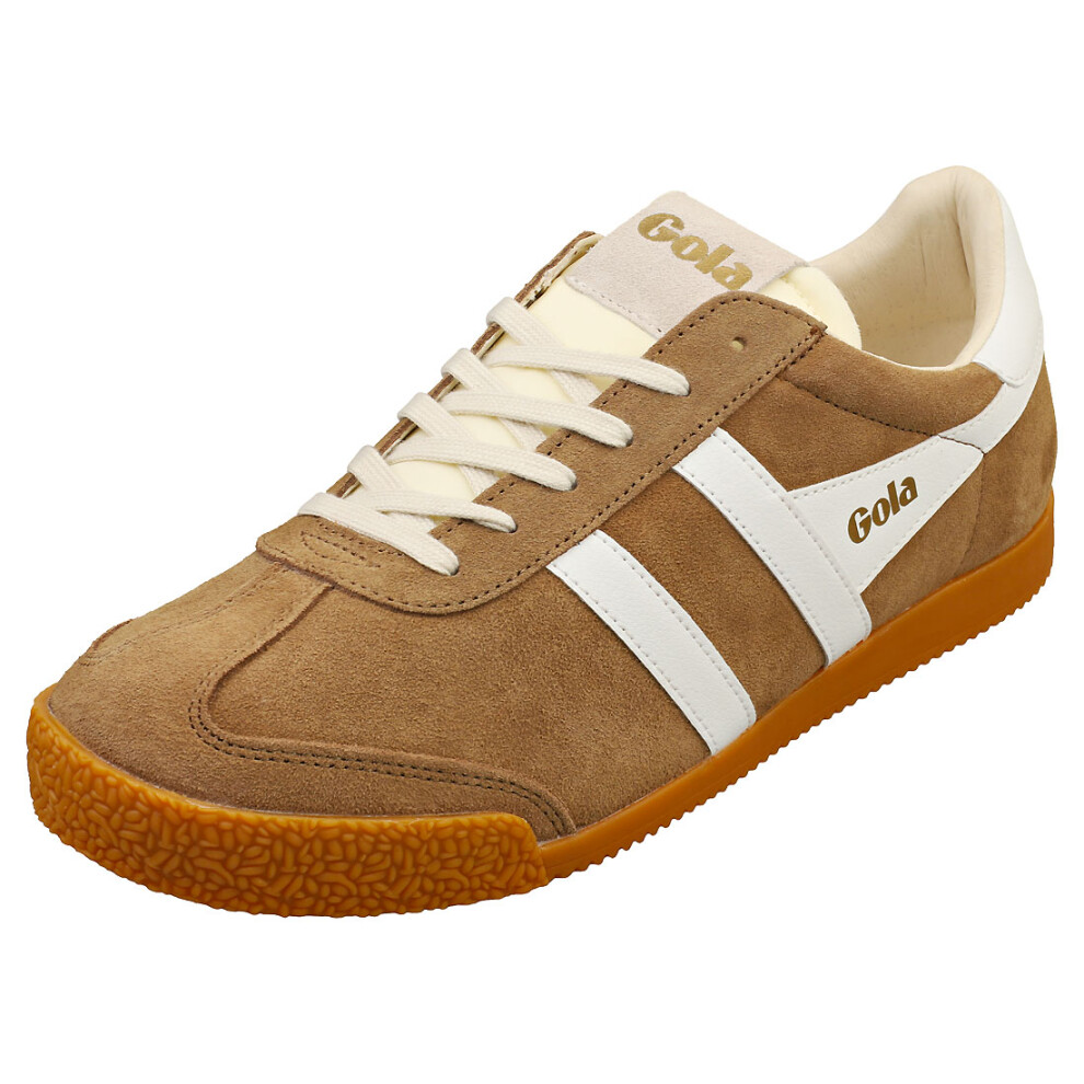 (9) Gola Elan Mens Casual Trainers in Tabacco