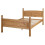 Mercers Furniture Corona 5'0" King Size High Foot End Bed Frame Solid Wood Pine Wooden 2