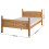 Mercers Furniture Corona 5'0" King Size High Foot End Bed Frame Solid Wood Pine Wooden 3