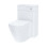 NES Home Modern 500mm Back To Wall WC Rimless Toilet Pan Unit Space Saving Afern 5