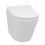 NES Home Modern 500mm Back To Wall WC Rimless Toilet Pan Unit Space Saving Afern 7