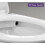 NES Home Modern 500mm Back To Wall WC Rimless Toilet Pan Unit Space Saving Afern 8