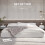 Homcom HOMCOM Floating Bedside Table Set of 2 with Drawer White 3