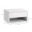 Homcom HOMCOM Floating Bedside Table Set of 2 with Drawer White 2